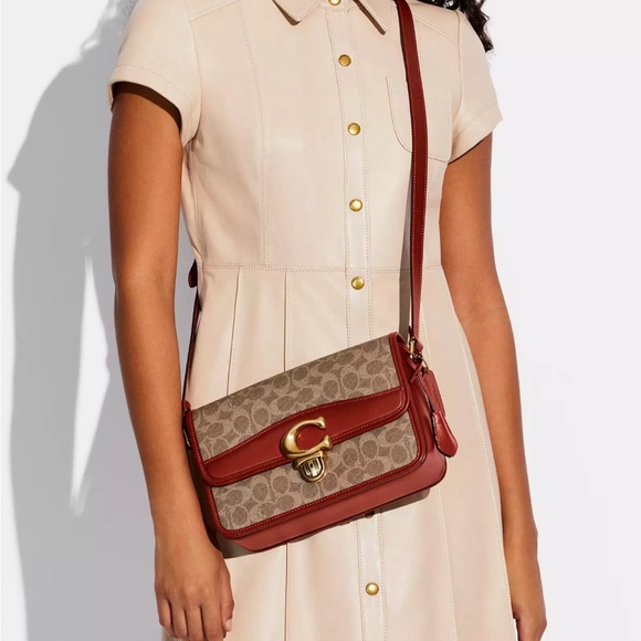 NWT Coach Studio Shoulder Bag in Signature Canvas - Picture 10 of 10